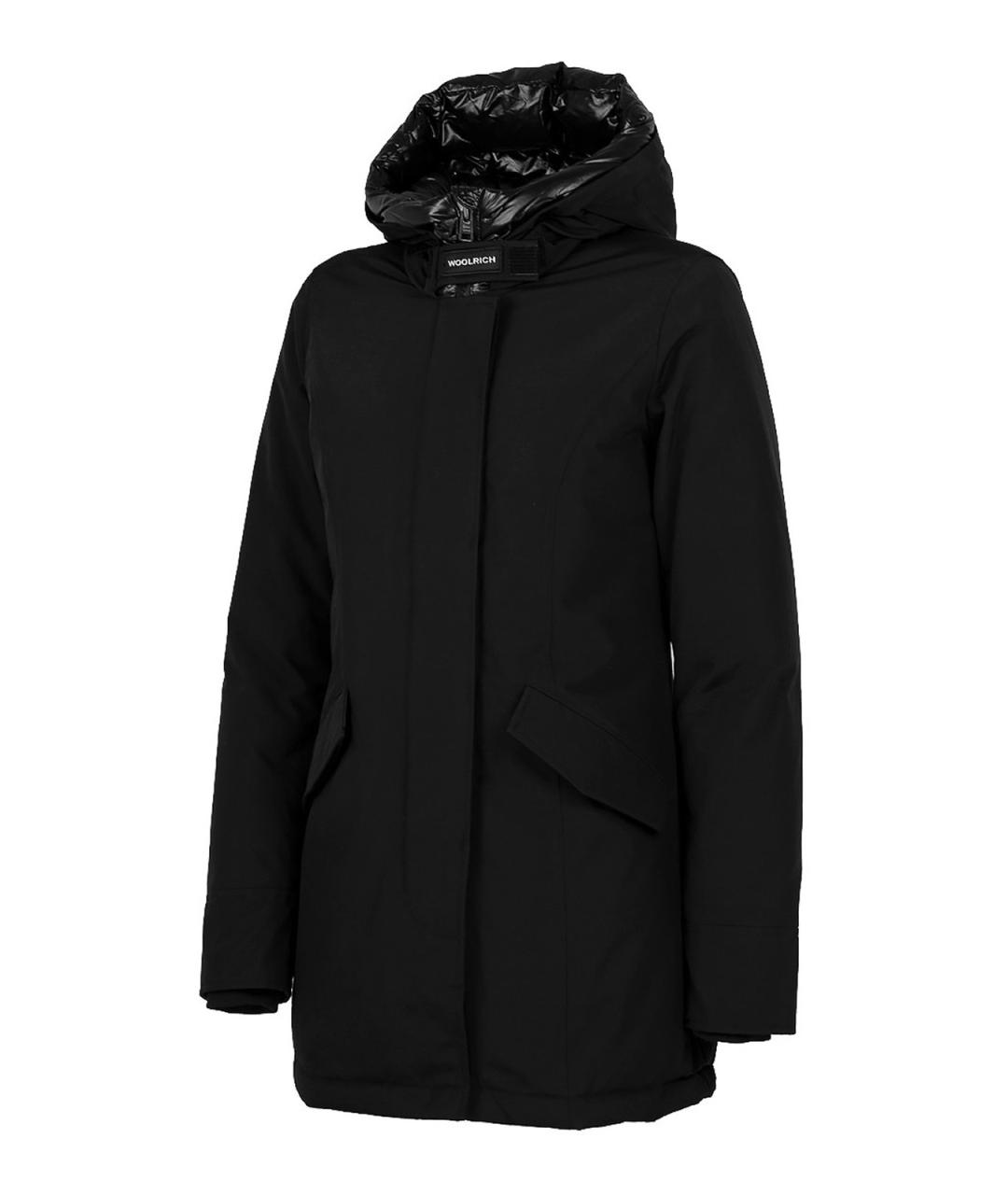 WOOLRICH Черная хлопковая парка, фото 3