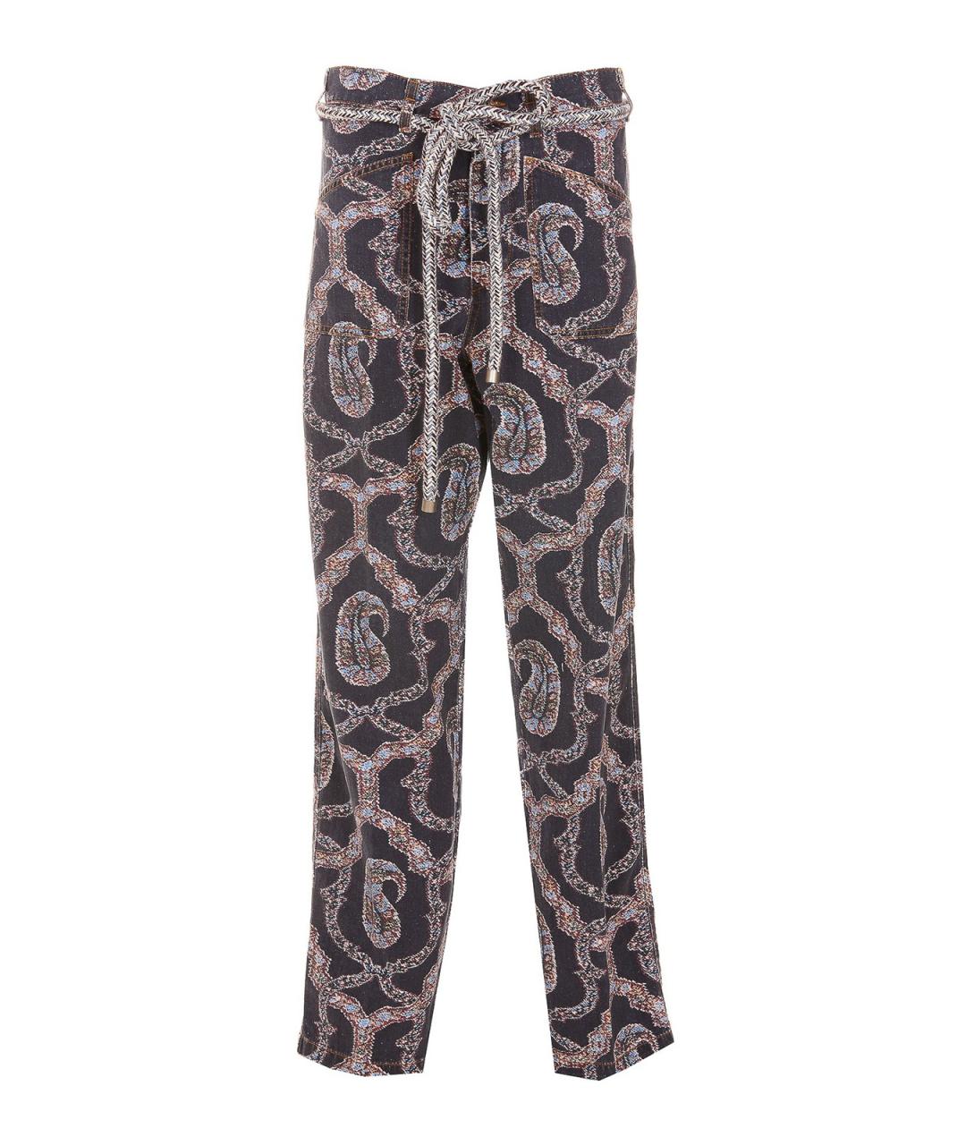 ETRO Мульти хлопковые прямые брюки, фото 1