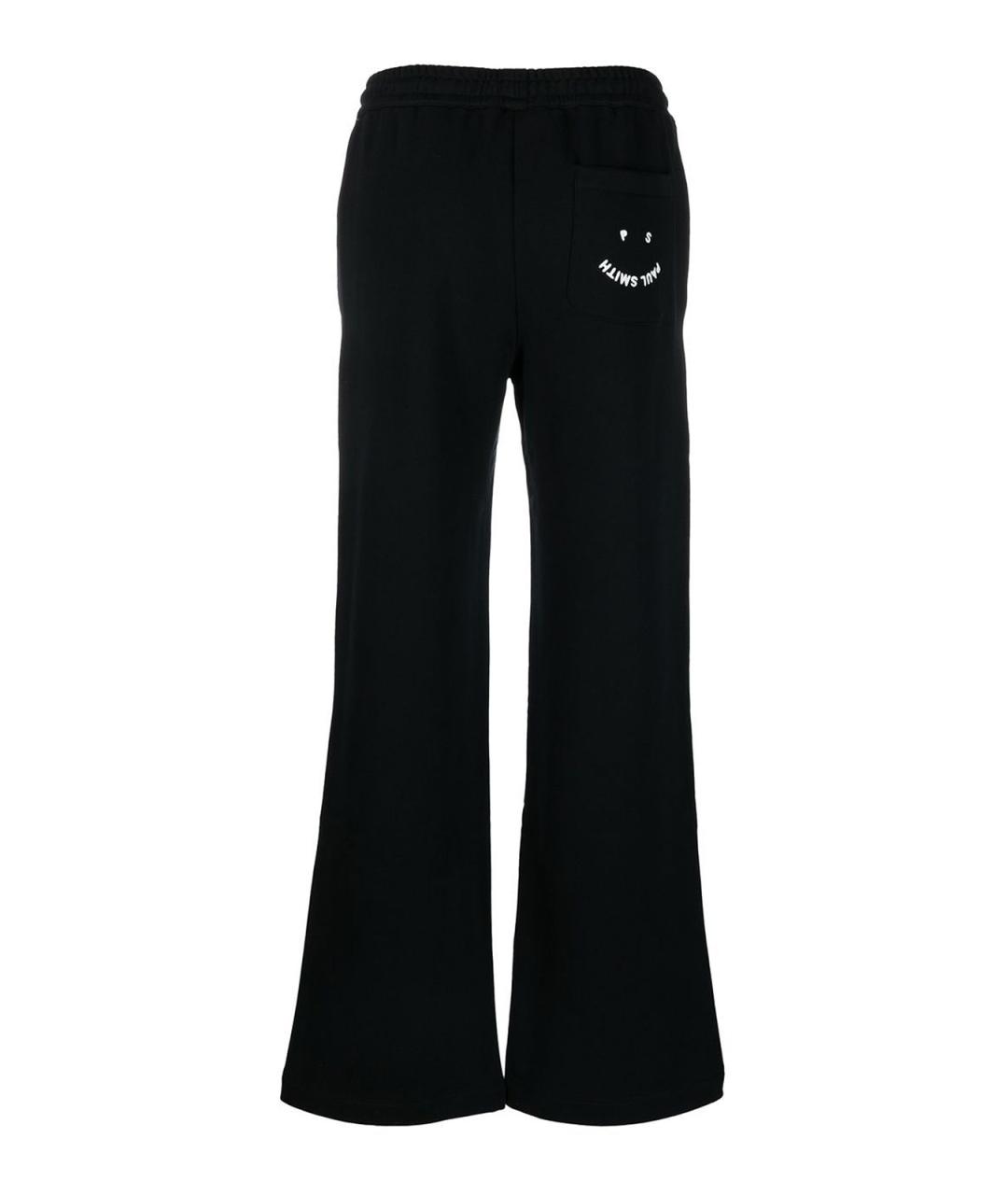 PAUL SMITH Черные хлопковые спортивные брюки и шорты, фото 2