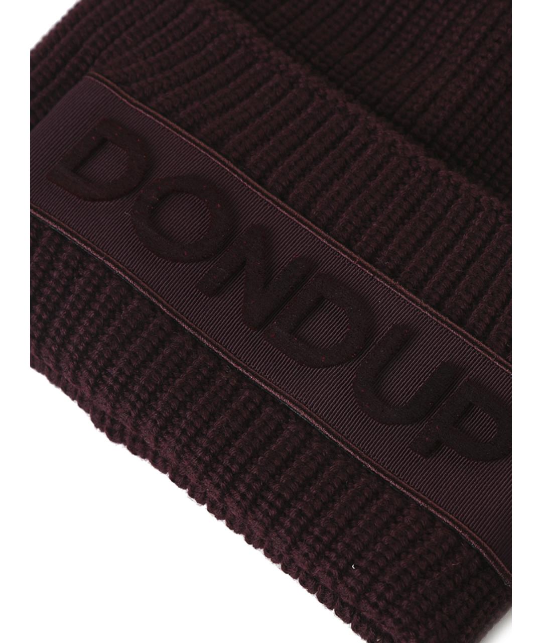 DONDUP Бордовая шерстяная шапка, фото 3