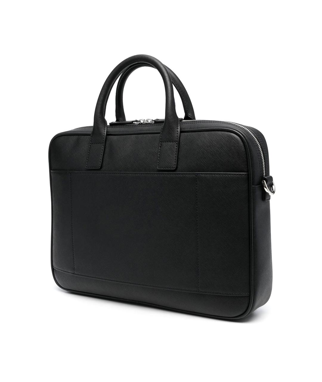 EMPORIO ARMANI Черный портфель, фото 2