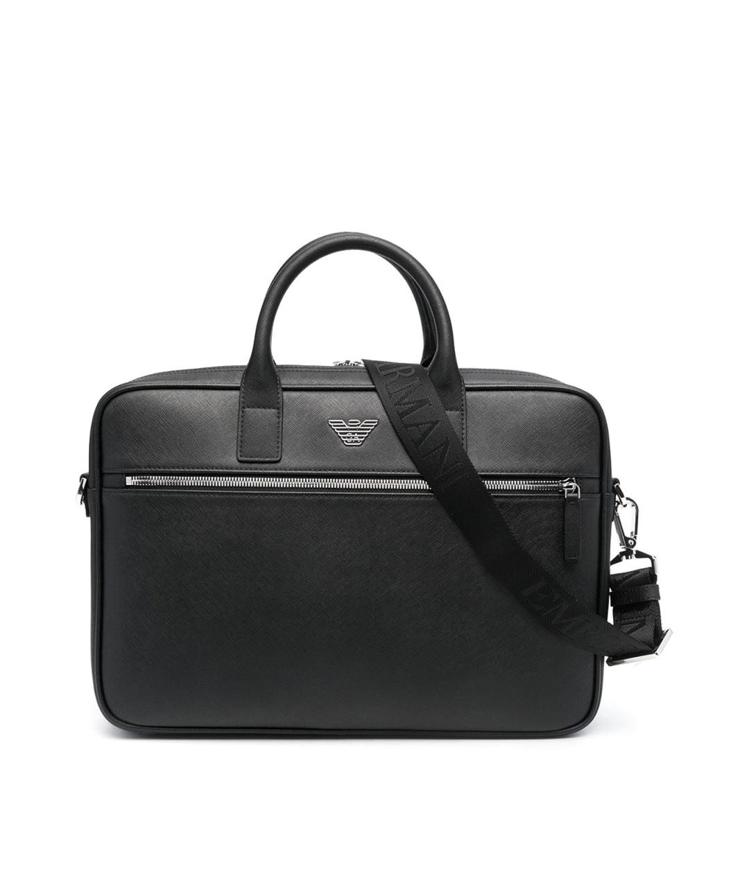 EMPORIO ARMANI Черный портфель, фото 1