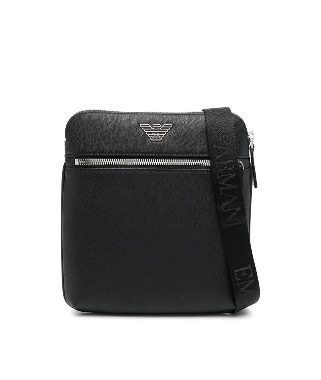 EMPORIO ARMANI Черная сумка на плечо, фото 1