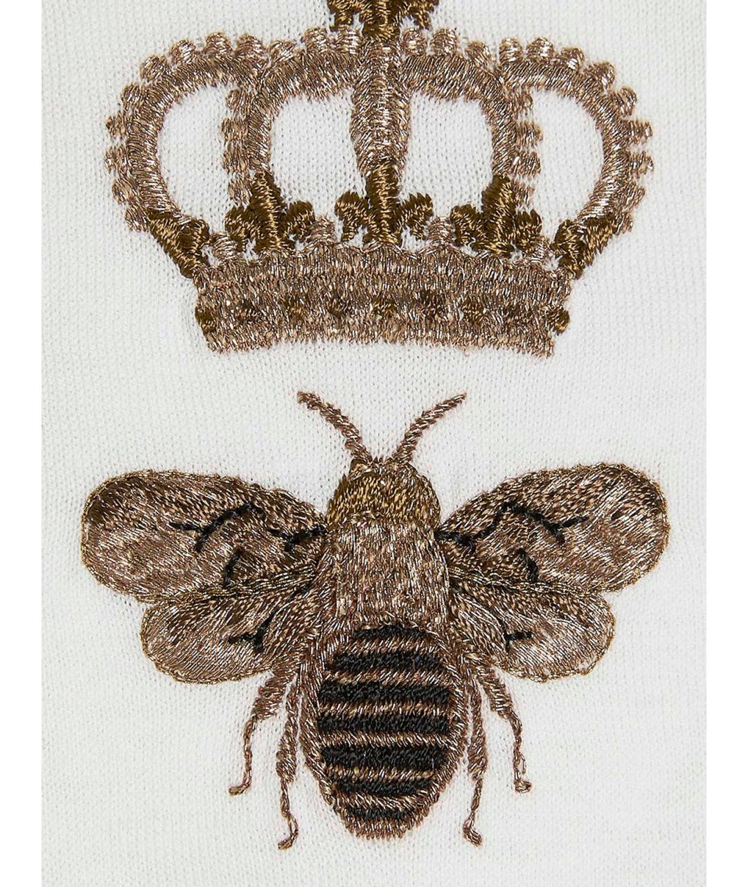 DOLCE&GABBANA Белая хлопковая футболка, фото 4