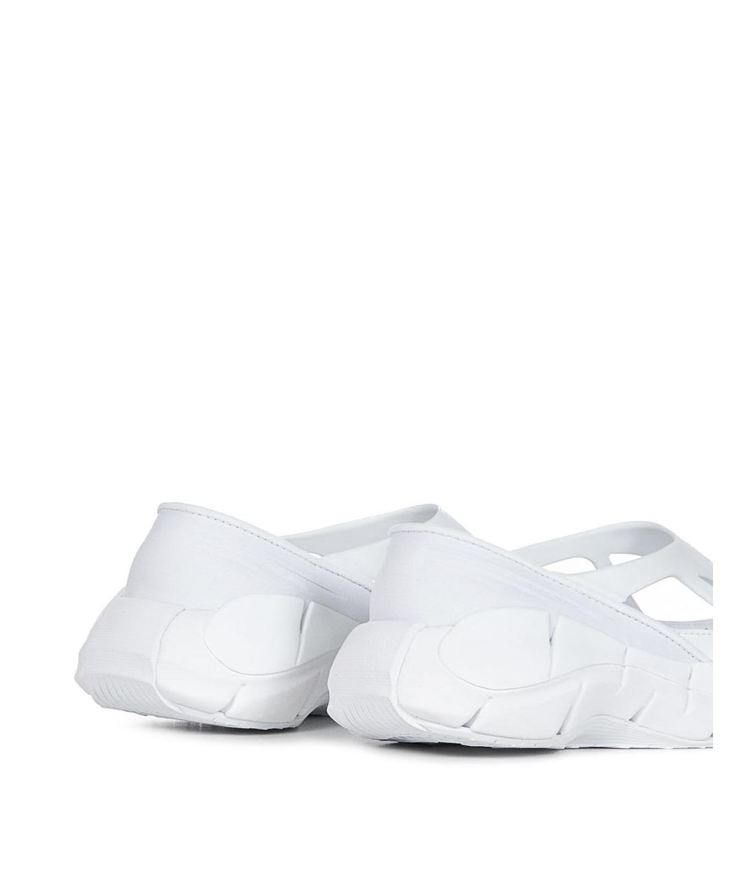 MAISON MARGIELA Белые резиновые низкие кроссовки / кеды, фото 4