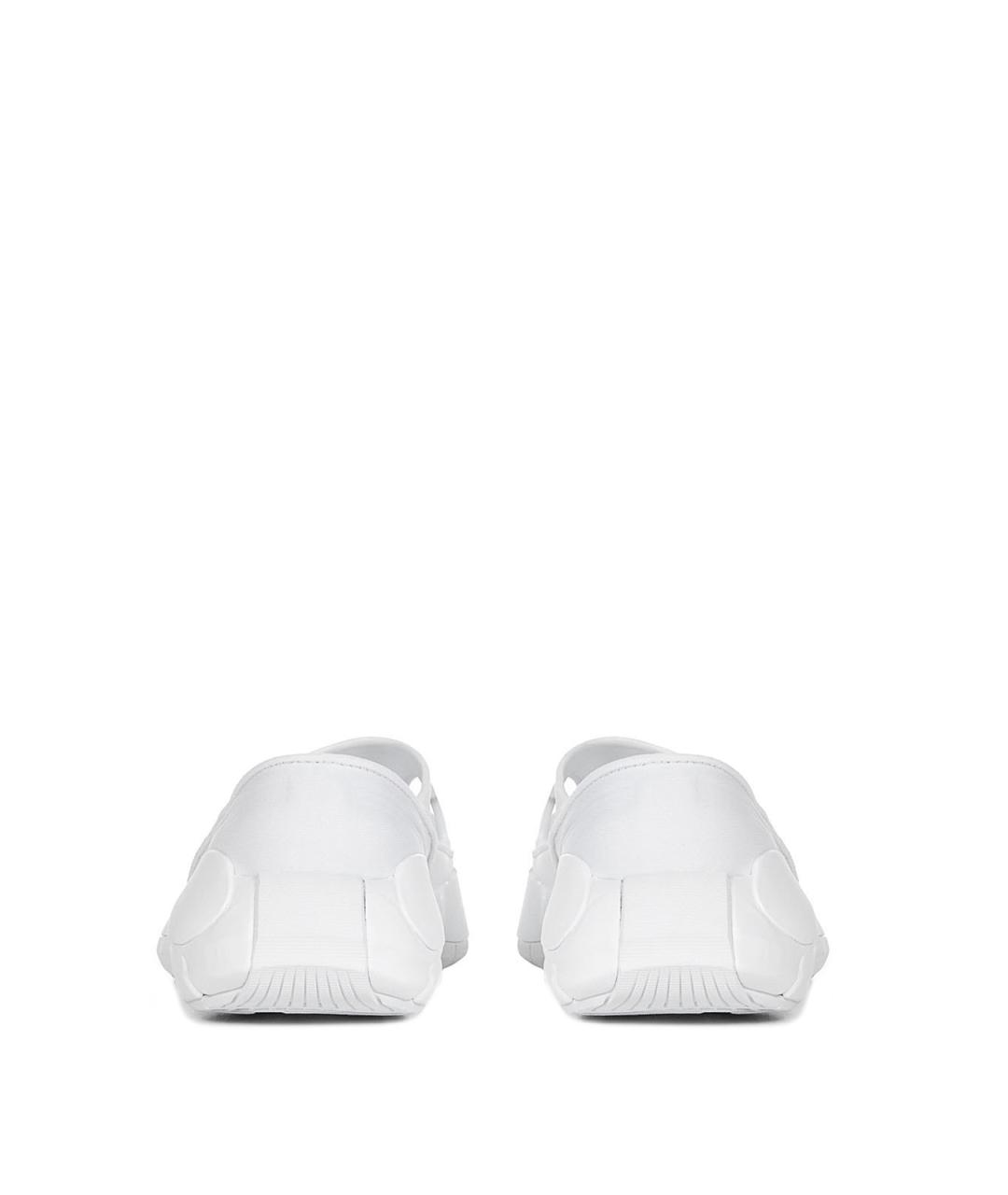 MAISON MARGIELA Белые резиновые низкие кроссовки / кеды, фото 3