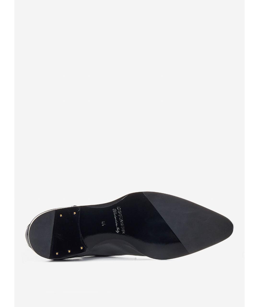 DSQUARED2 Черные туфли из лакированной кожи, фото 4