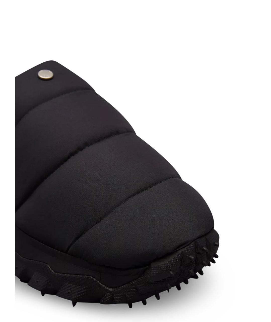 MONCLER Черные текстильные сандалии, фото 3
