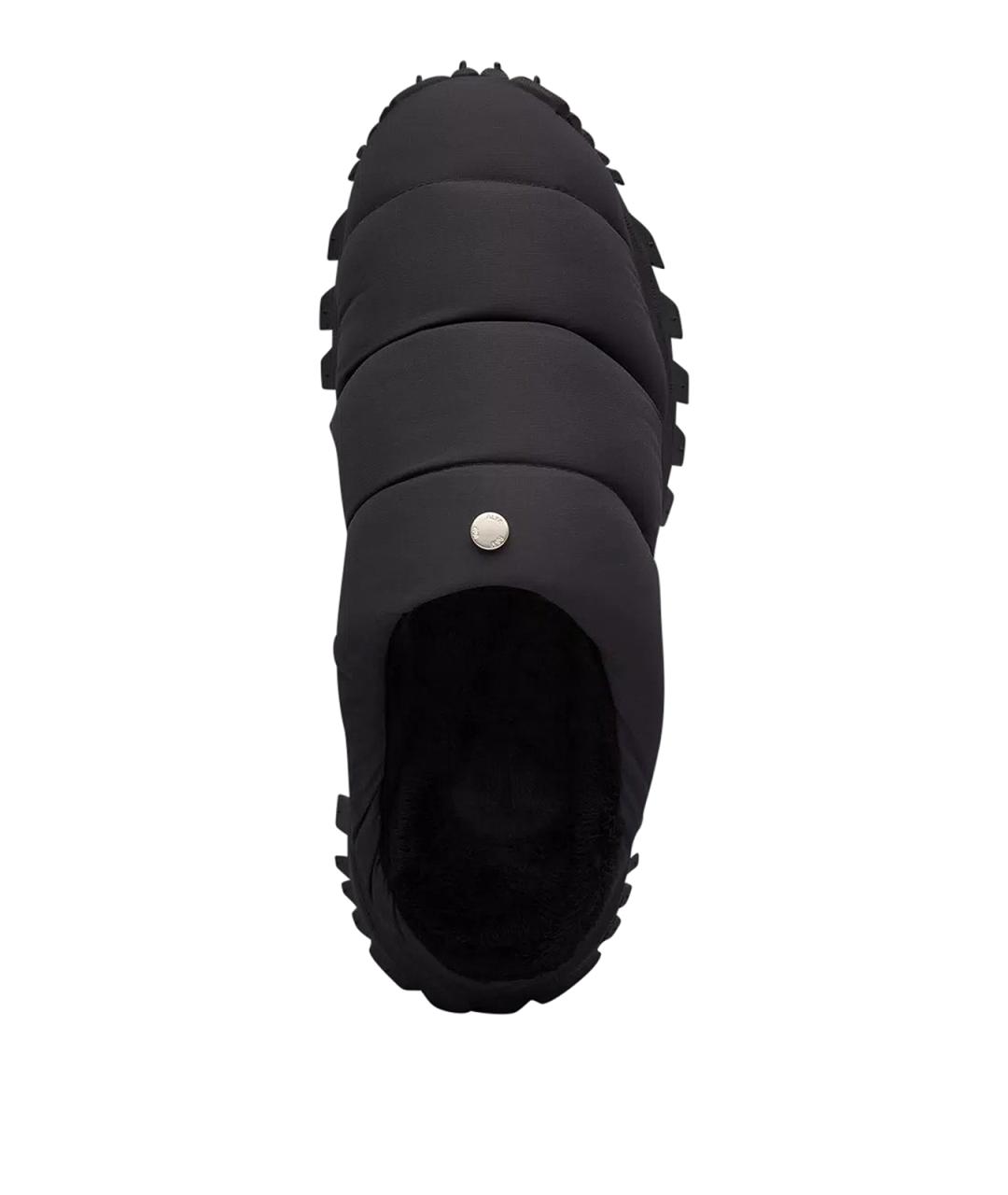 MONCLER Черные текстильные сандалии, фото 2
