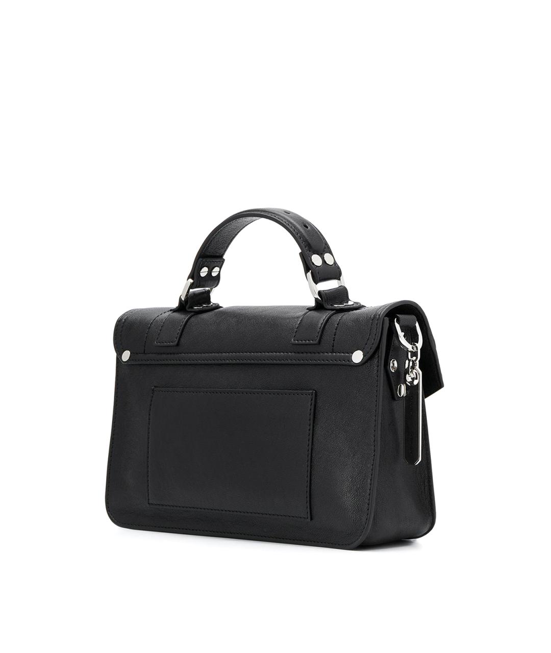 PROENZA SCHOULER Черная кожаная сумка через плечо, фото 2