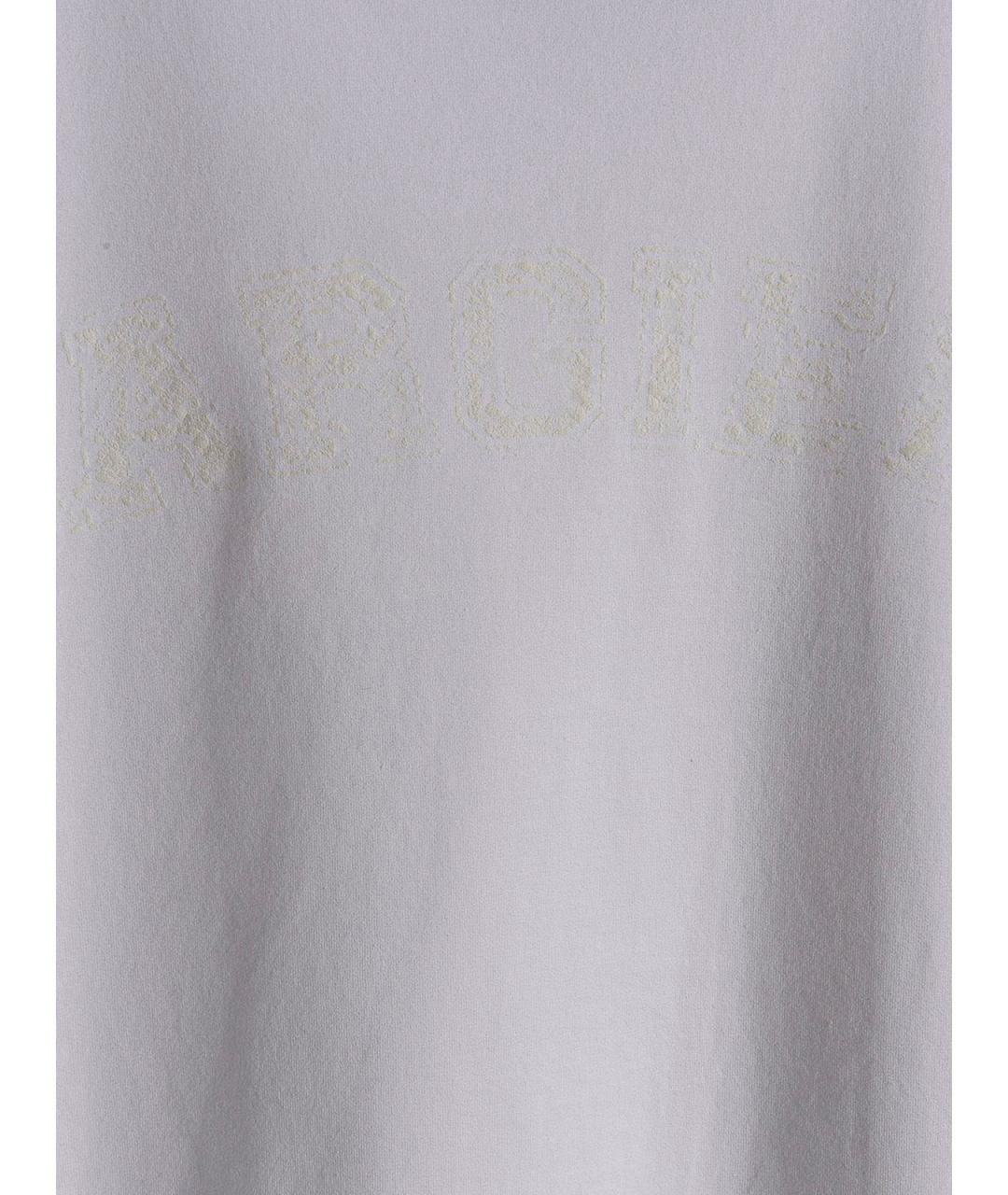 MAISON MARGIELA Белая хлопковая футболка, фото 4