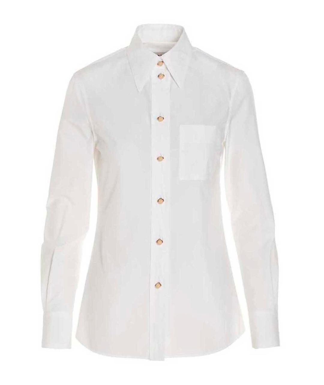 LANVIN Белая хлопковая рубашка, фото 1