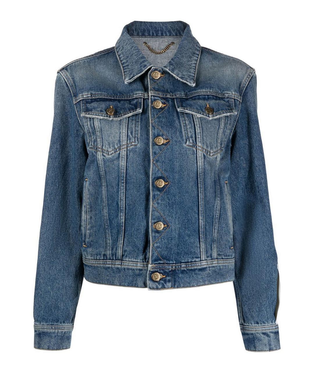 GOLDEN GOOSE Синяя хлопковая куртка, фото 1
