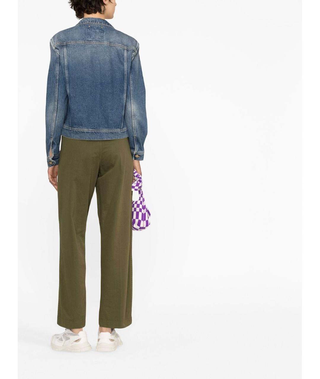 GOLDEN GOOSE Синяя хлопковая куртка, фото 3