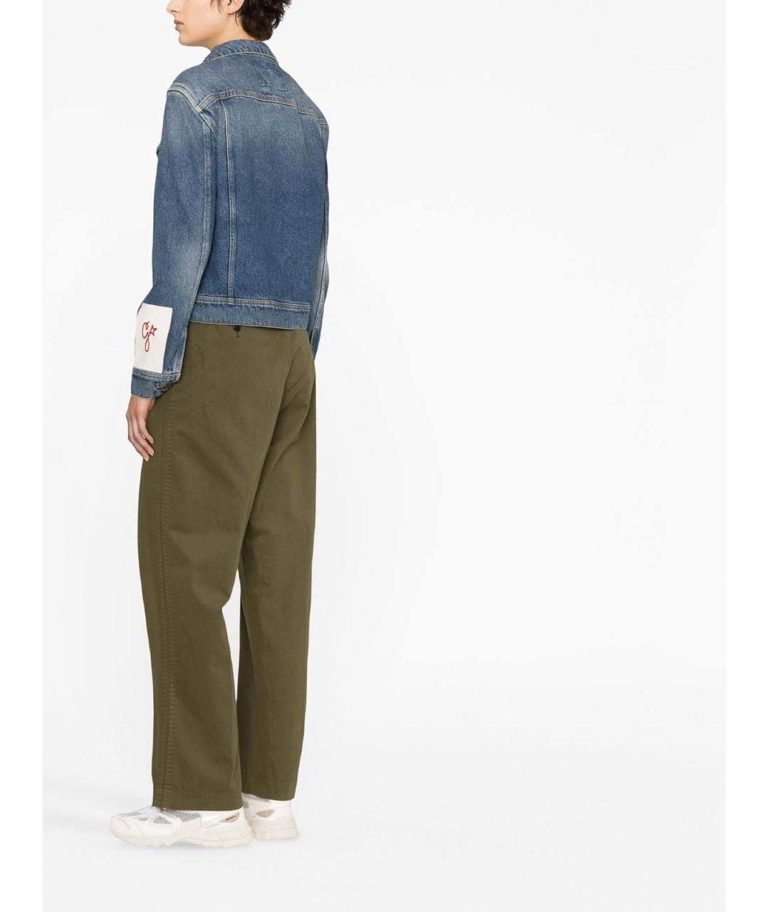 GOLDEN GOOSE Синяя хлопковая куртка, фото 4