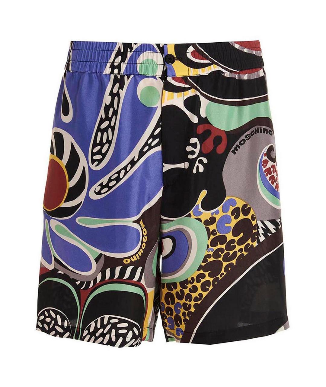 MOSCHINO Мульти шелковые шорты, фото 1