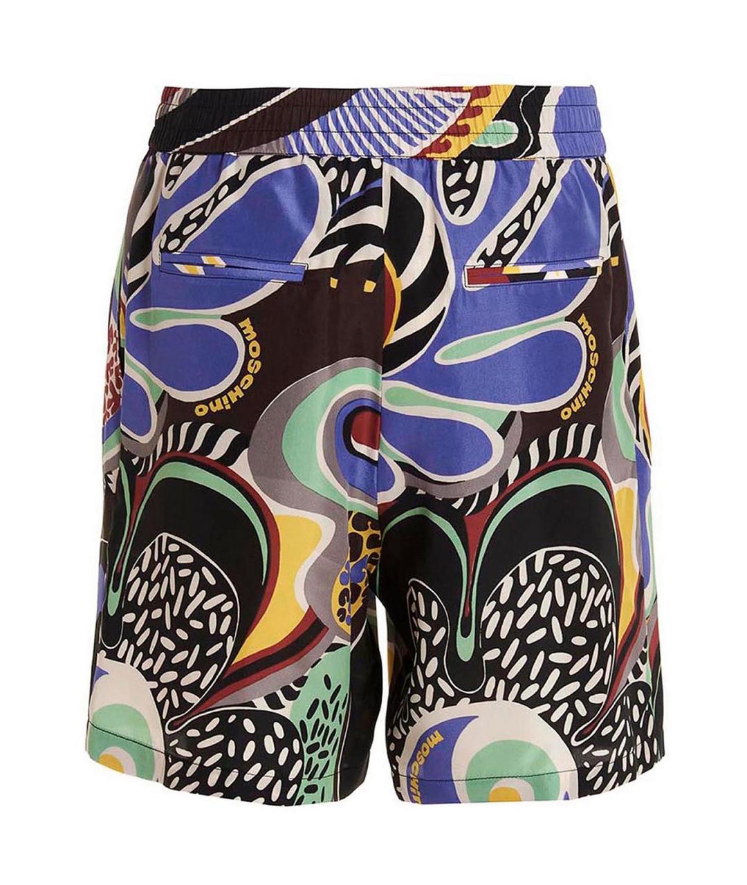 MOSCHINO Мульти шелковые шорты, фото 2