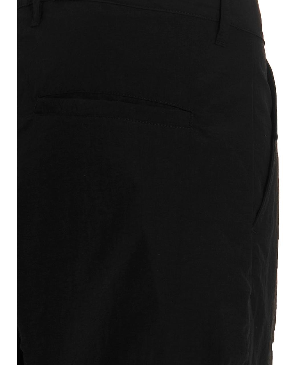 MARCELO BURLON Черные полиамидовые повседневные брюки, фото 4