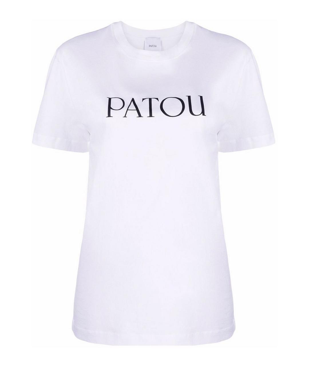 PATOU Белая хлопковая футболка, фото 1