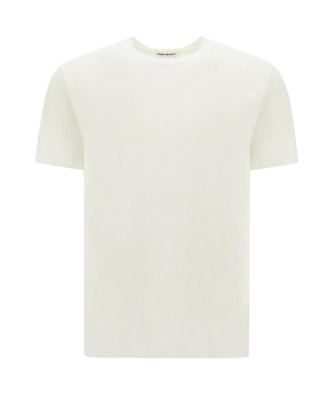 MAISON MARGIELA Белая хлопковая футболка, фото 4