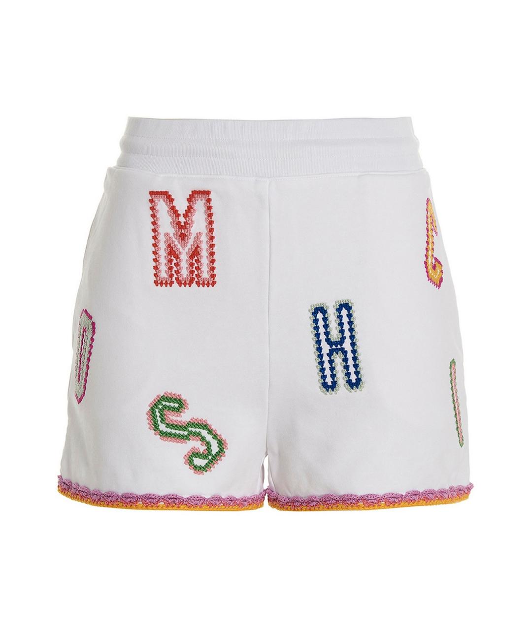 MOSCHINO Белые хлопковые шорты, фото 1