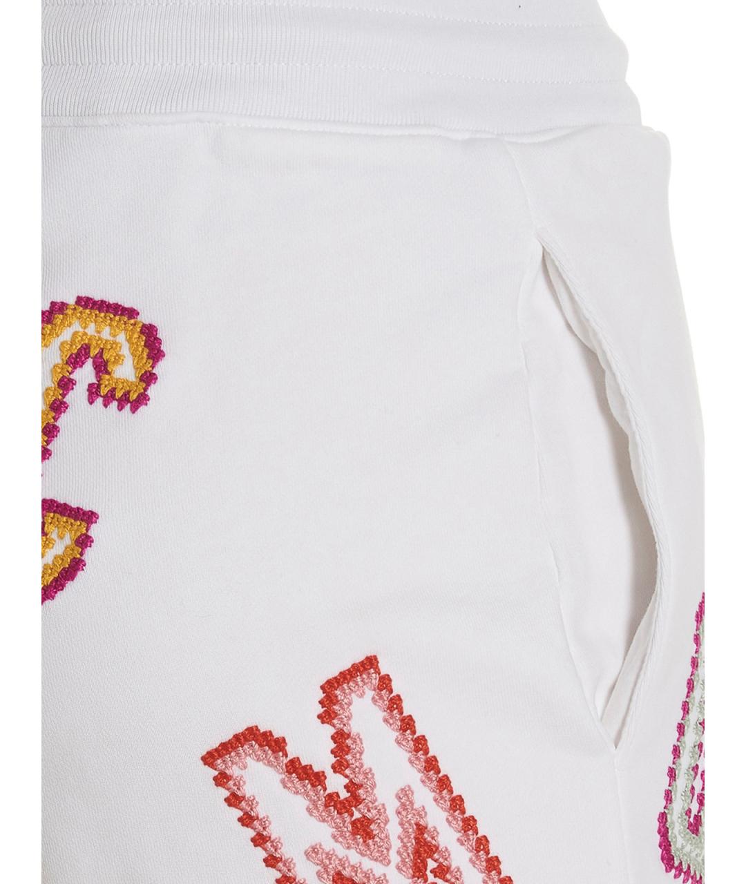 MOSCHINO Белые хлопковые шорты, фото 4