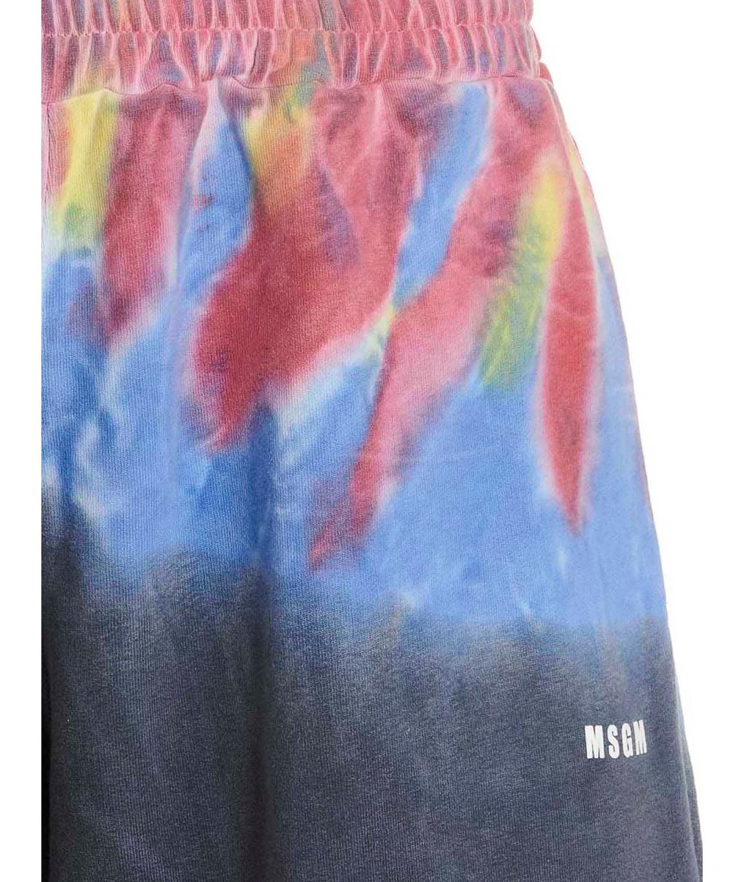 MSGM Мульти хлопковые шорты, фото 3