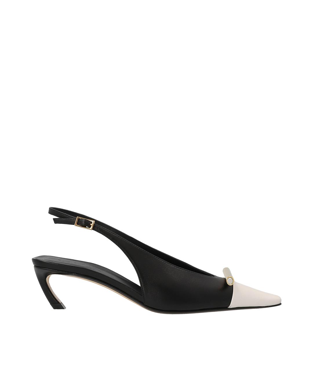 LANVIN Черные кожаные туфли, фото 1