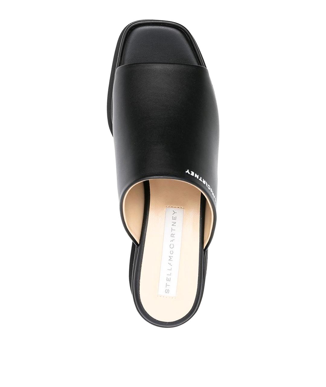 STELLA MCCARTNEY Черные шлепанцы, фото 4