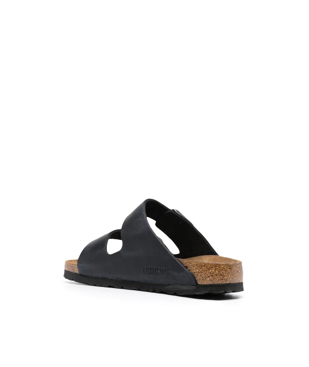 BIRKENSTOCK Черные кожаные сандалии, фото 3