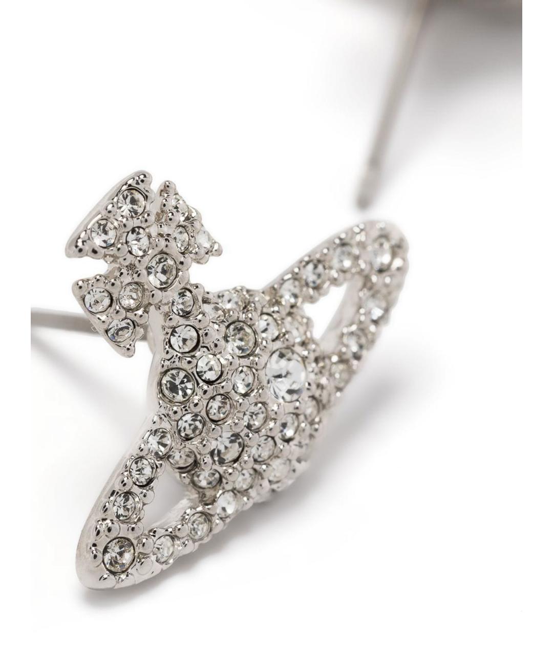 VIVIENNE WESTWOOD Серебряные металлические серьги, фото 2
