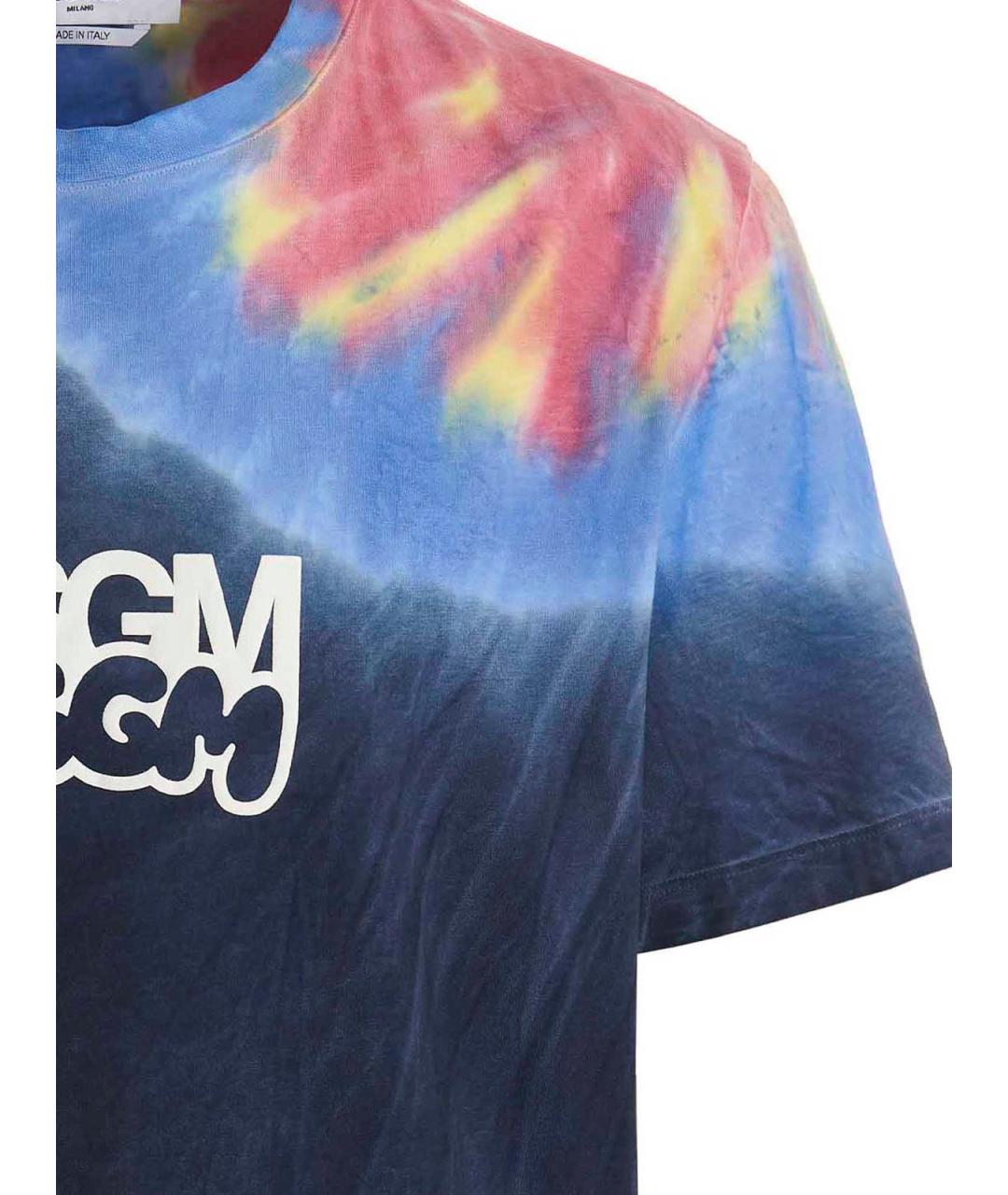 MSGM Мульти хлопковая футболка, фото 3