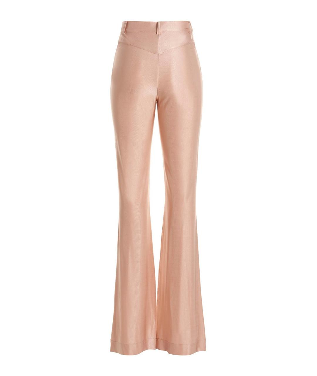 ALEXANDRE VAUTHIER Розовые вискозные прямые брюки, фото 2