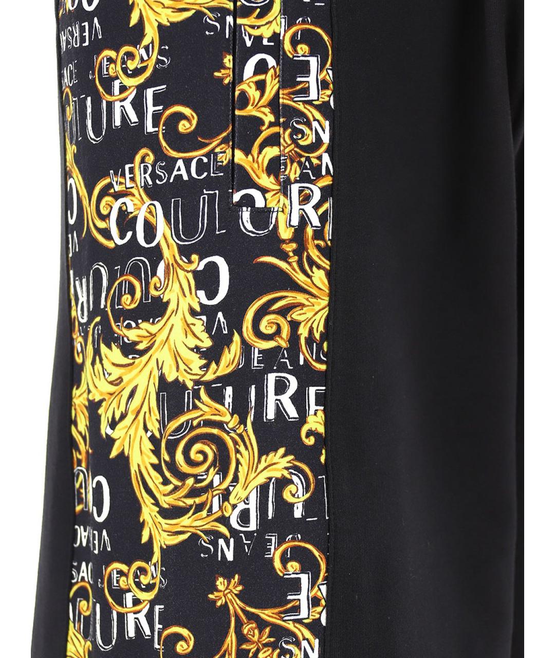 VERSACE JEANS COUTURE Черные хлопковые шорты, фото 5