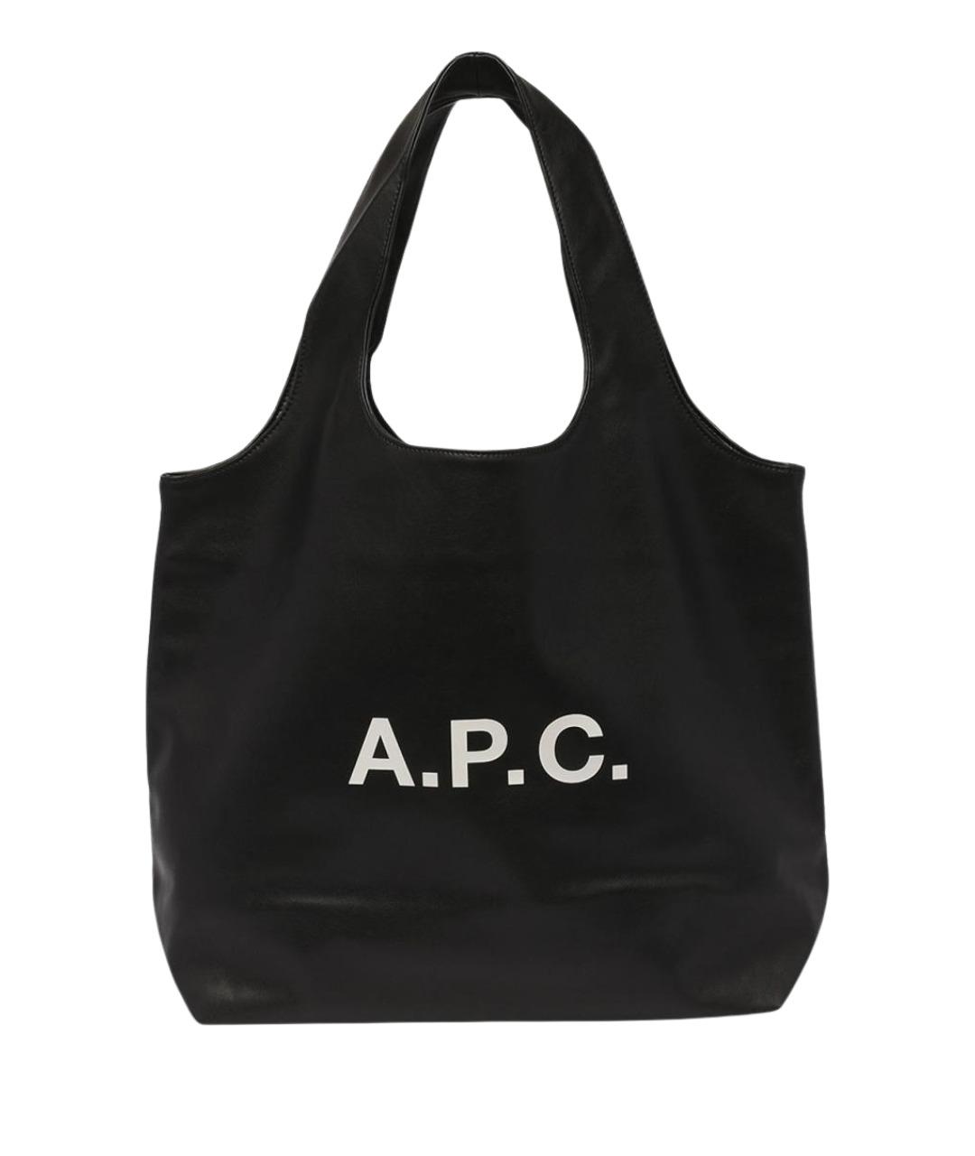A.P.C. Черная сумка тоут, фото 1