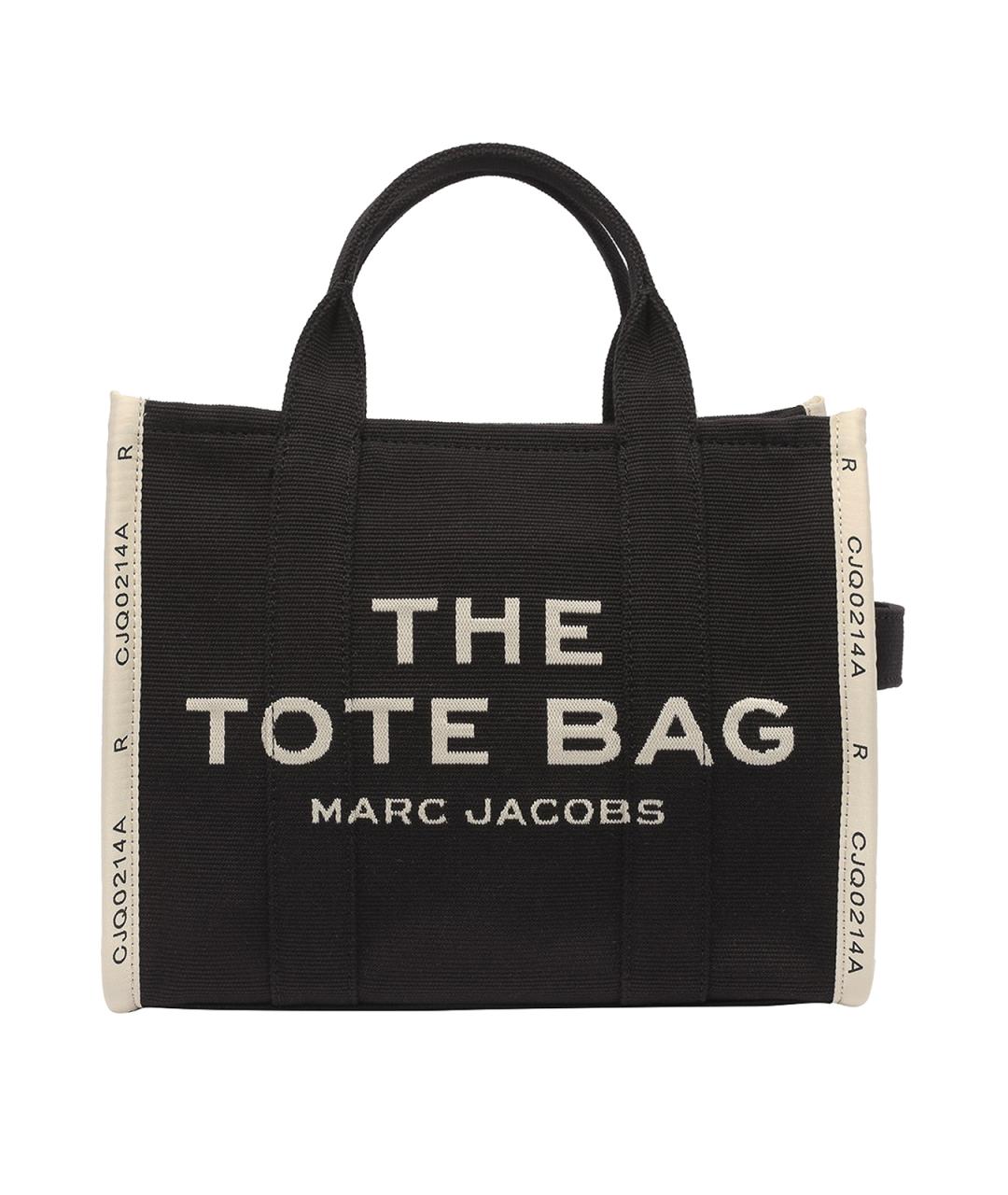 MARC JACOBS Черная тканевая сумка тоут, фото 1