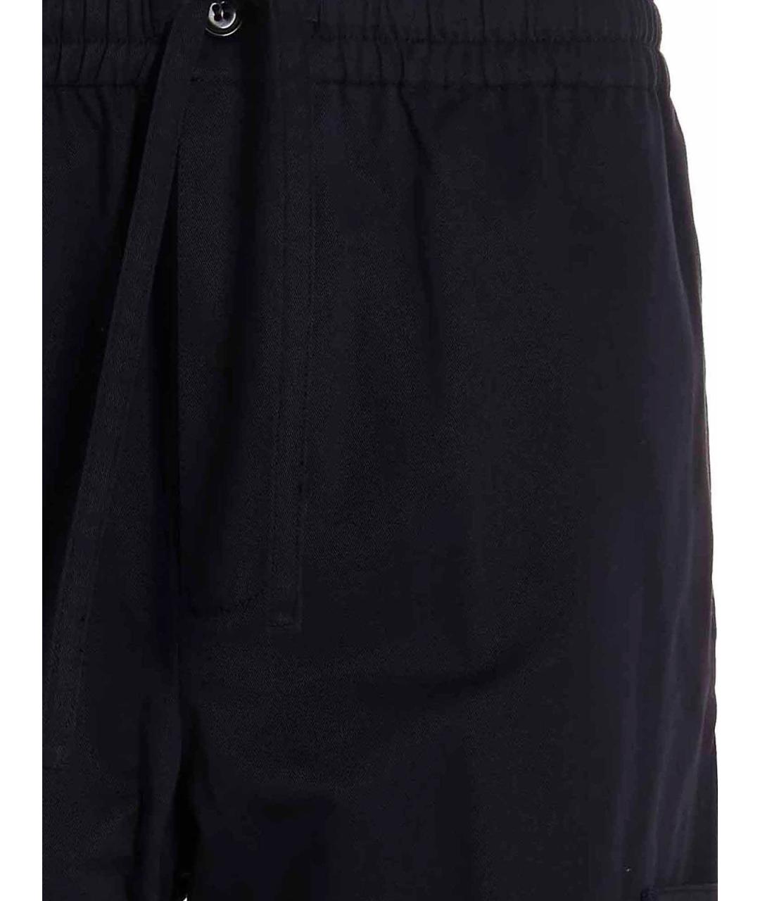 KENZO Синие хлопковые повседневные брюки, фото 3