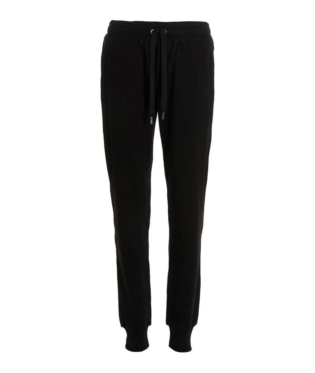 DOLCE&GABBANA Черный хлопковый спортивный костюм, фото 1