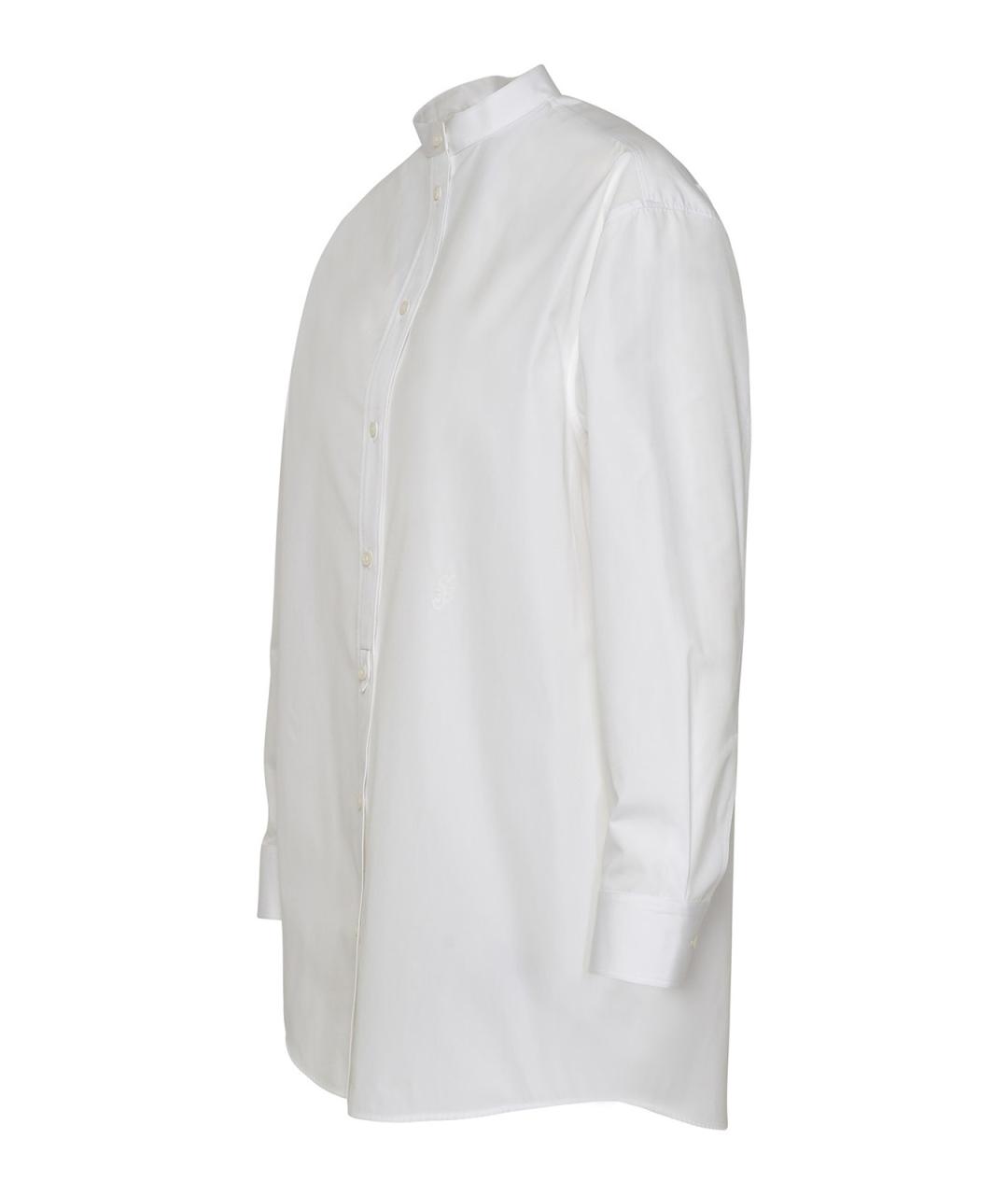 JIL SANDER Белая хлопковая рубашка, фото 2