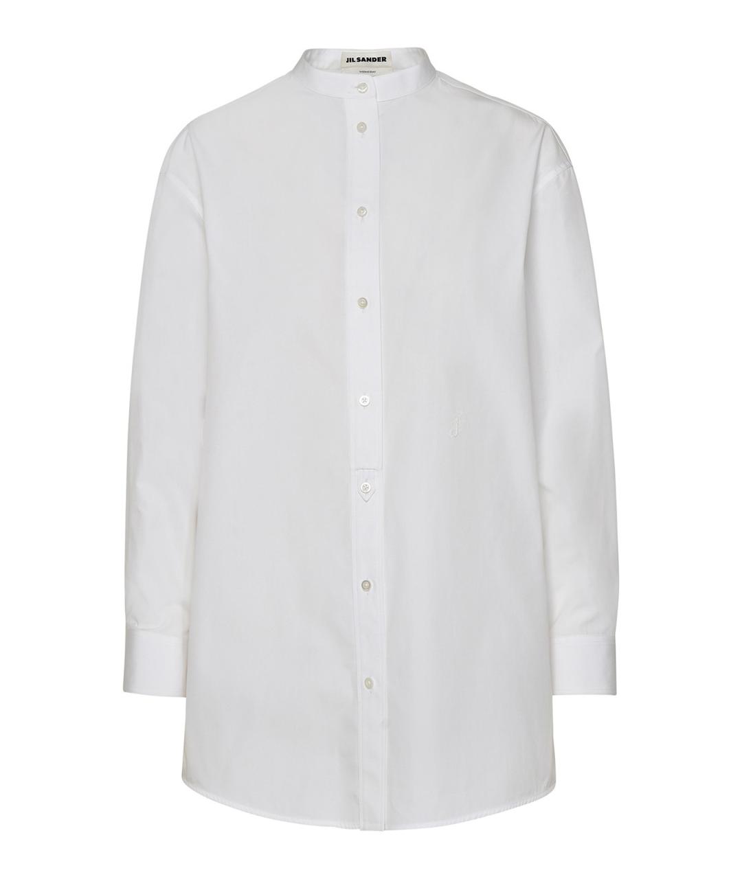 JIL SANDER Белая хлопковая рубашка, фото 1