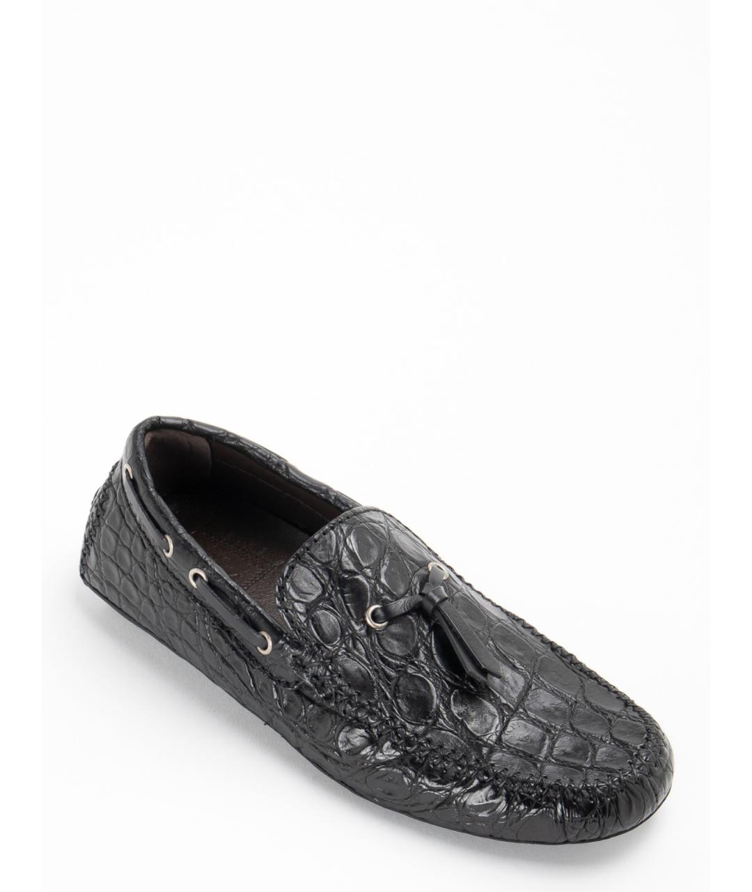 BRIONI Черные кожаные мокасины, фото 4