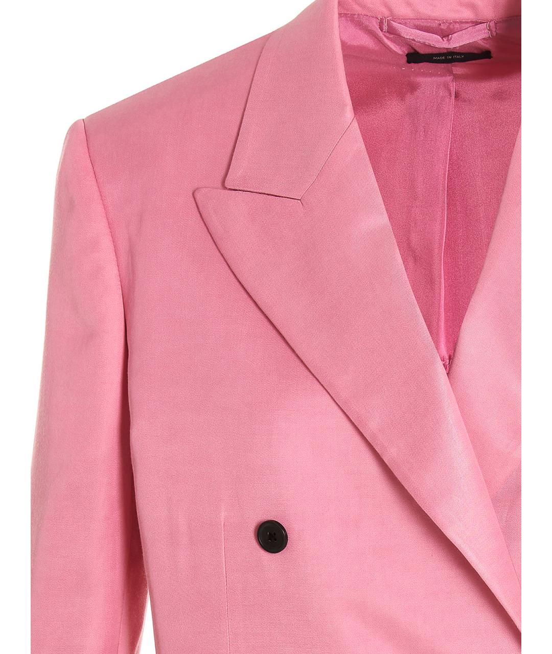 TOM FORD Розовый вискозный жакет/пиджак, фото 3