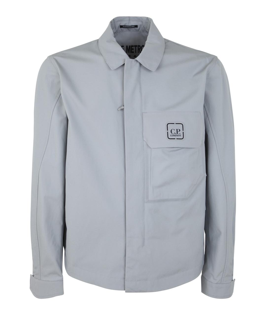 CP COMPANY Серая хлопковая куртка, фото 1