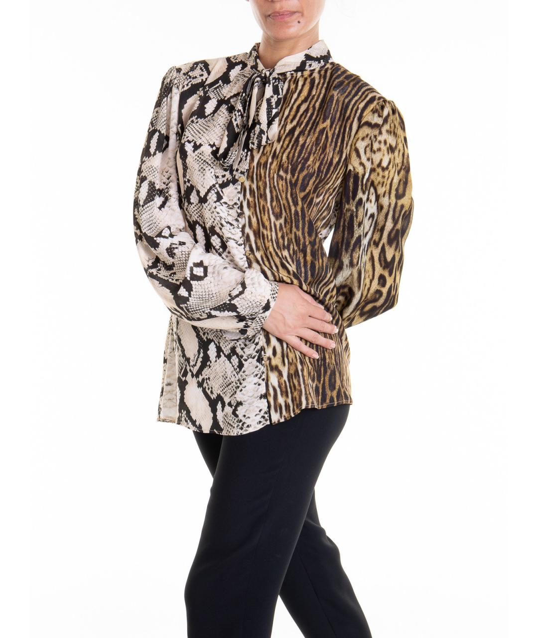 ROBERTO CAVALLI Мульти вискозная рубашка, фото 3