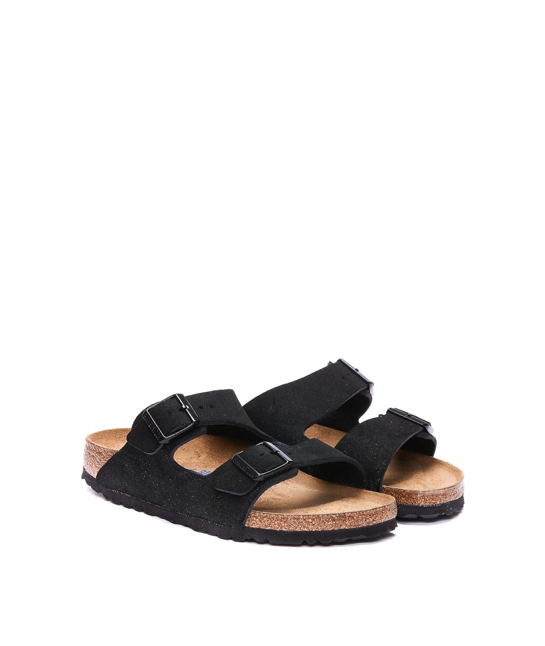 BIRKENSTOCK Черные замшевые сандалии, фото 2