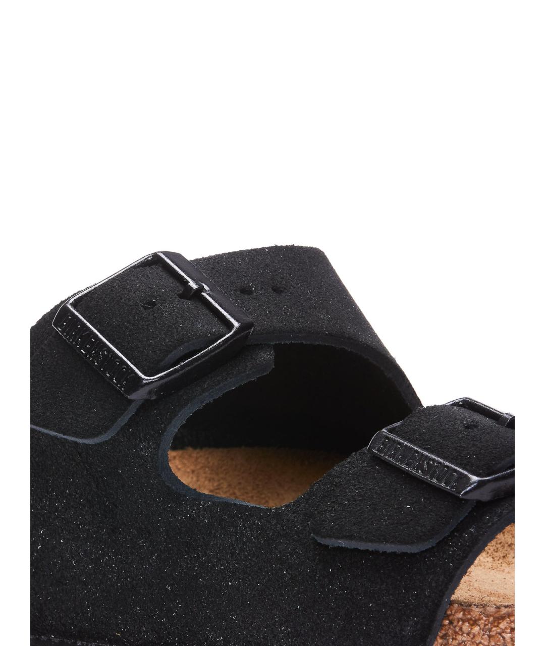 BIRKENSTOCK Черные замшевые сандалии, фото 4