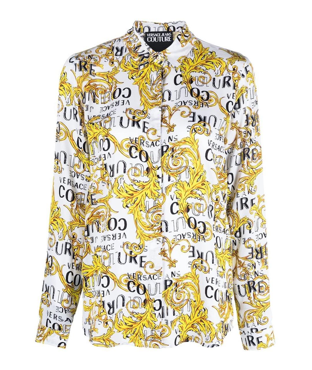 VERSACE JEANS COUTURE Белая вискозная футболка, фото 1