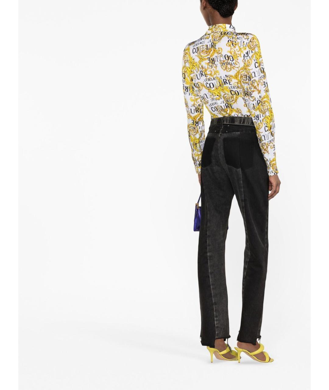 VERSACE JEANS COUTURE Белая вискозная футболка, фото 3