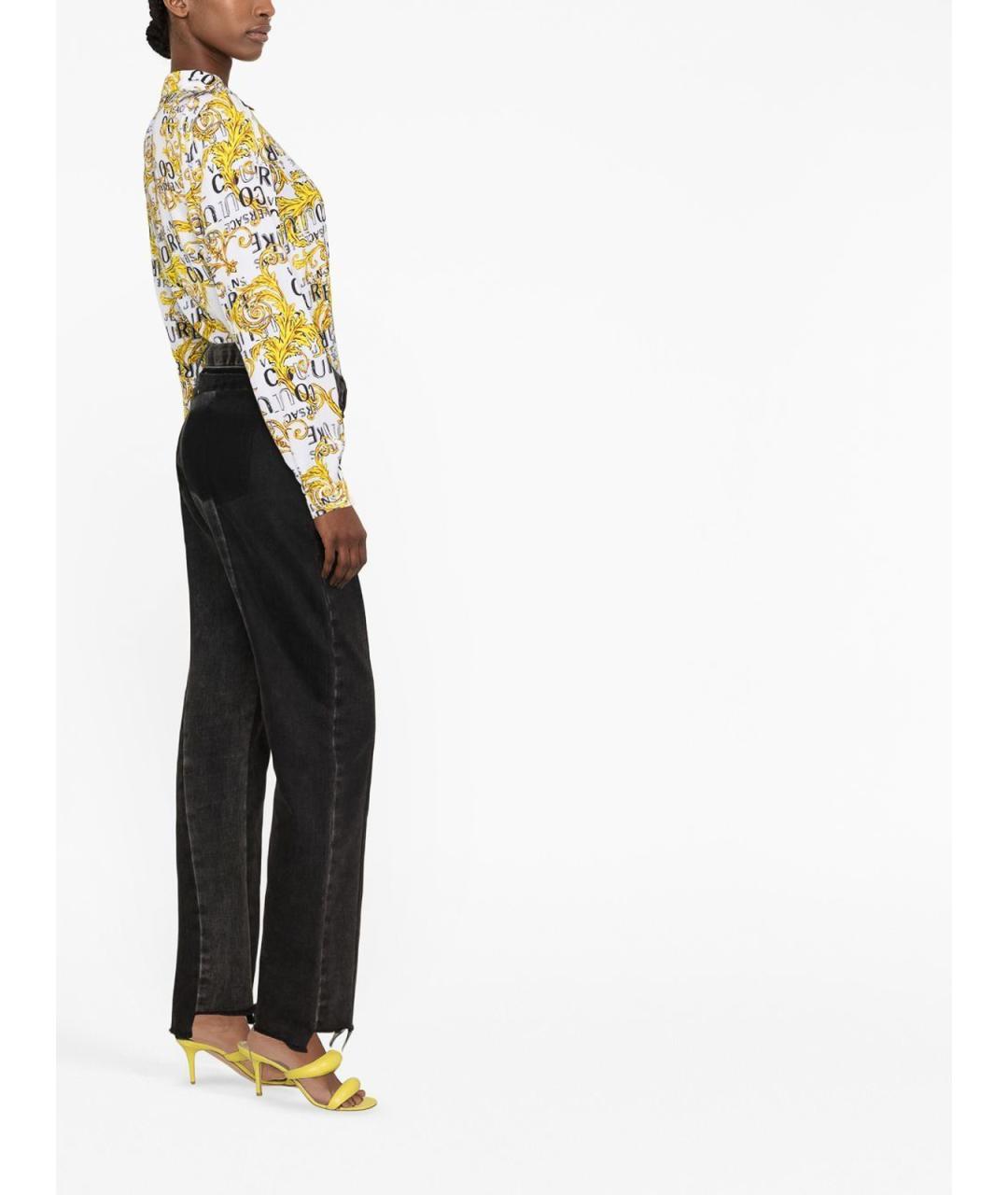 VERSACE JEANS COUTURE Белая вискозная футболка, фото 4