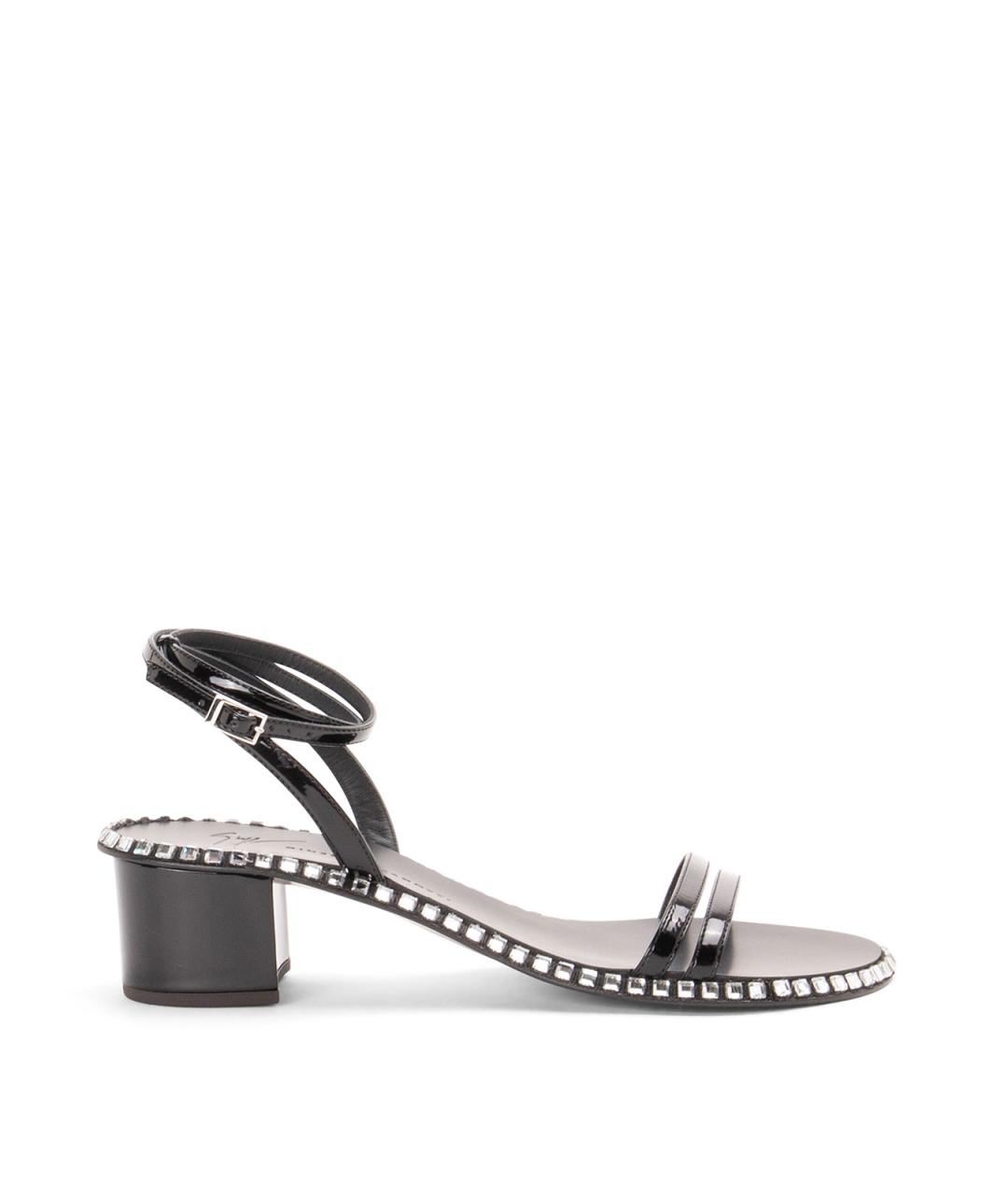 GIUSEPPE ZANOTTI DESIGN Черные босоножки, фото 1